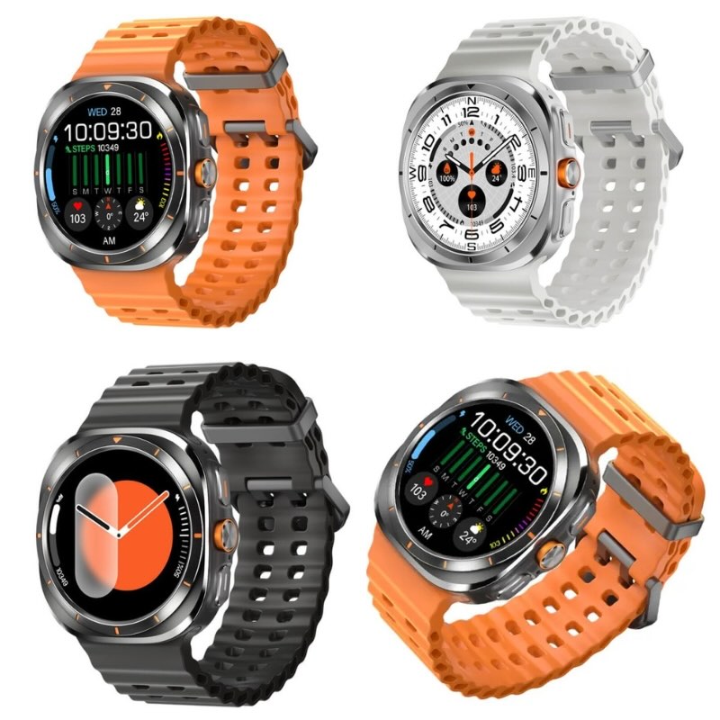 TF7 Ultra Smart Watch | Metal Body, AMOLED Display, Bluetooth Calling, Fitness & Health Tracker