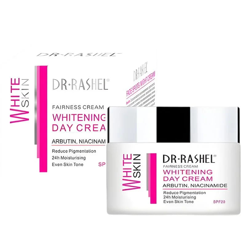 Dr. Rashel Fairness Whitening DAY Cream | Brightening & Hydrating Formula with Arbutin & Niacinamide (50g) | Imported